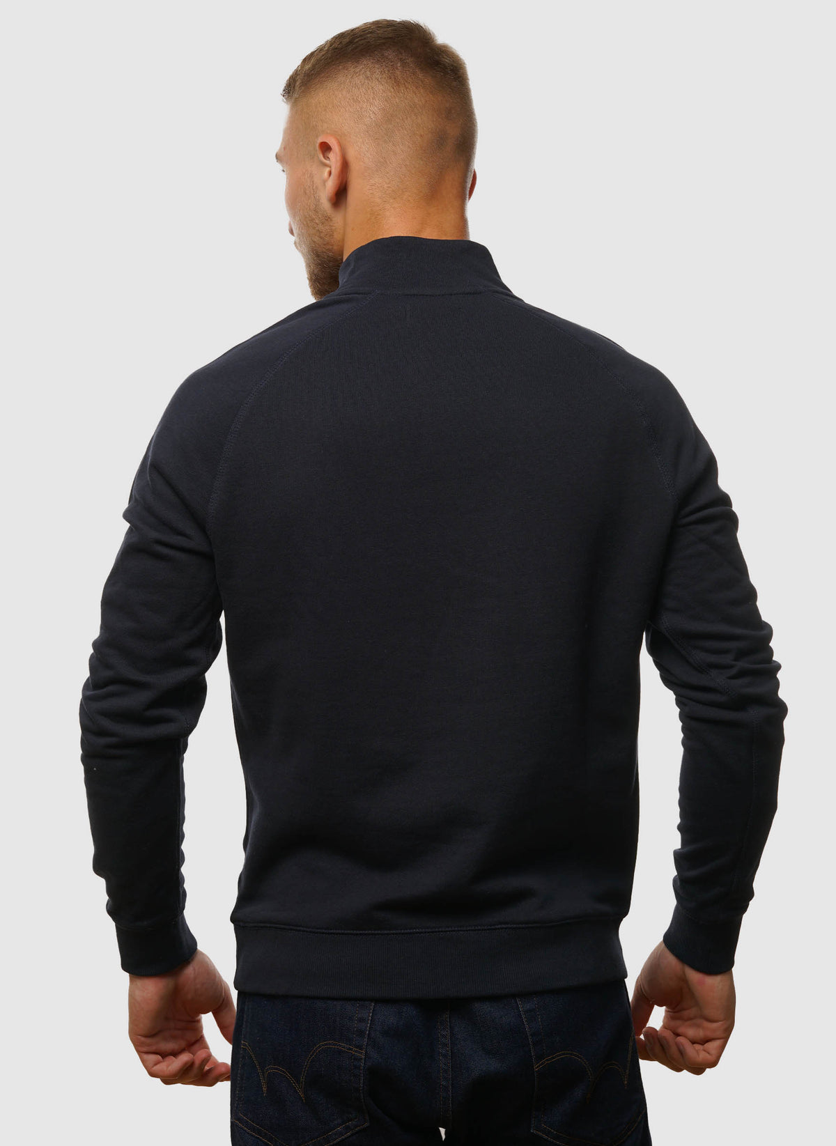 Jim 1/4 Zip Sweatshirt - True Navy