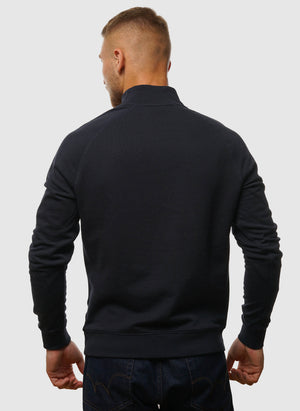 Jim 1/4 Zip Sweatshirt - True Navy