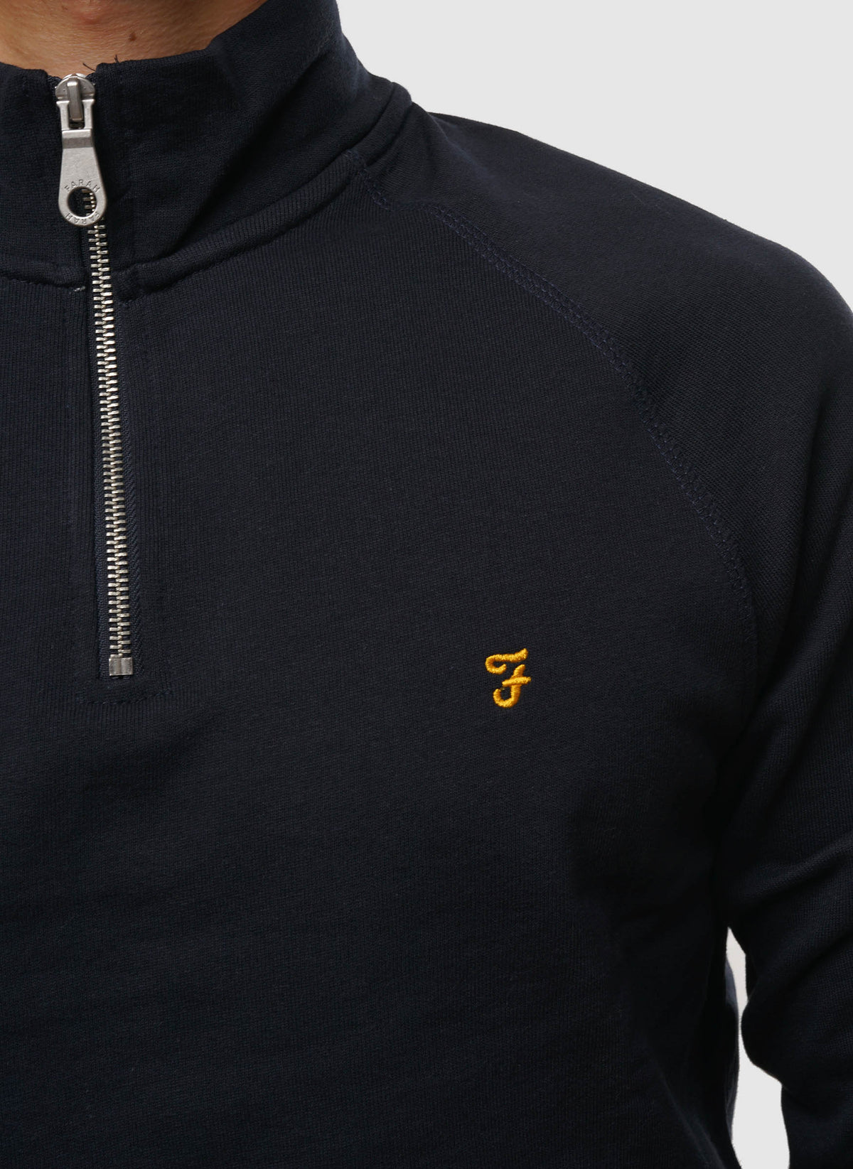Jim 1/4 Zip Sweatshirt - True Navy