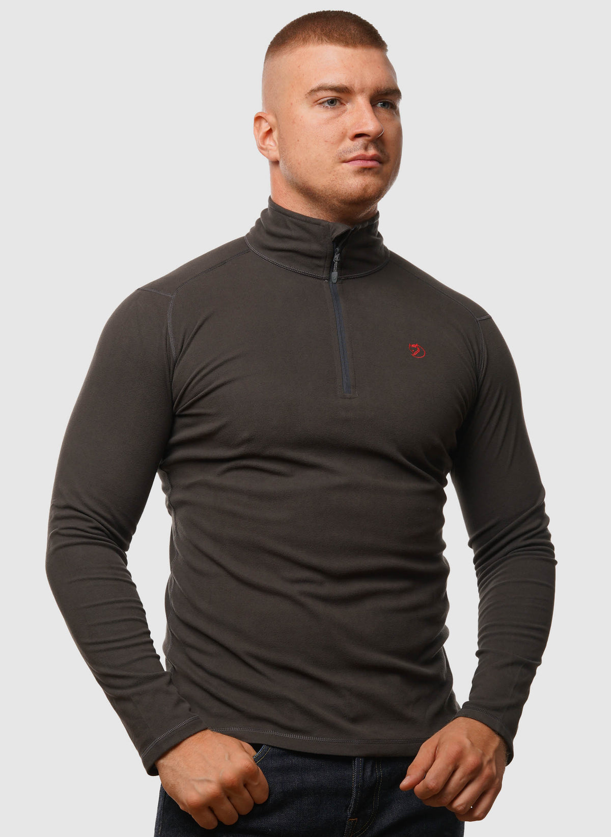 Pine Half Zip - Dark Grey