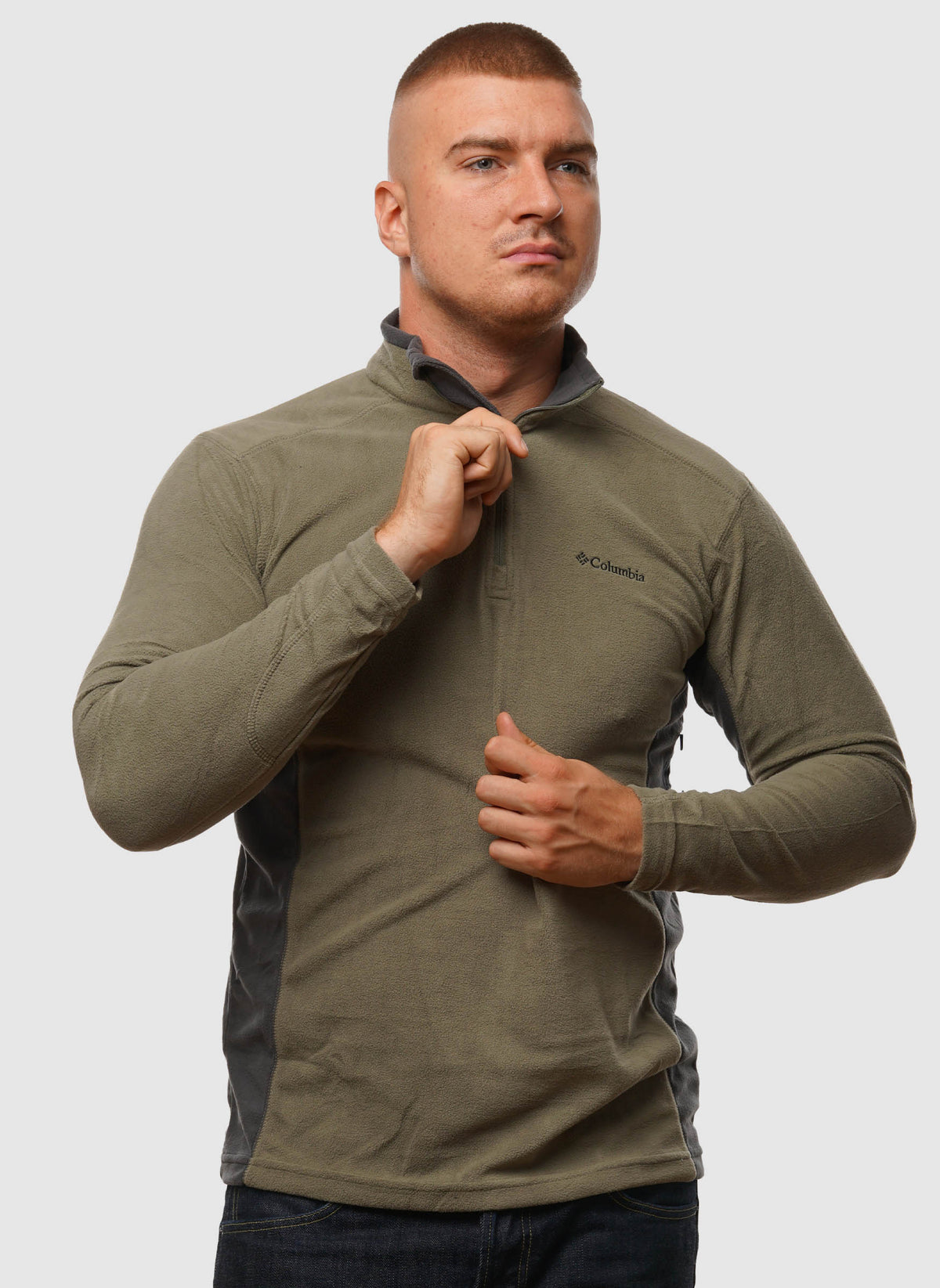 Klamath Range II Fleece Halfzip - Stone Green