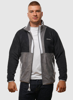 Back Bowl Fleece Jacket - Black/City Grey