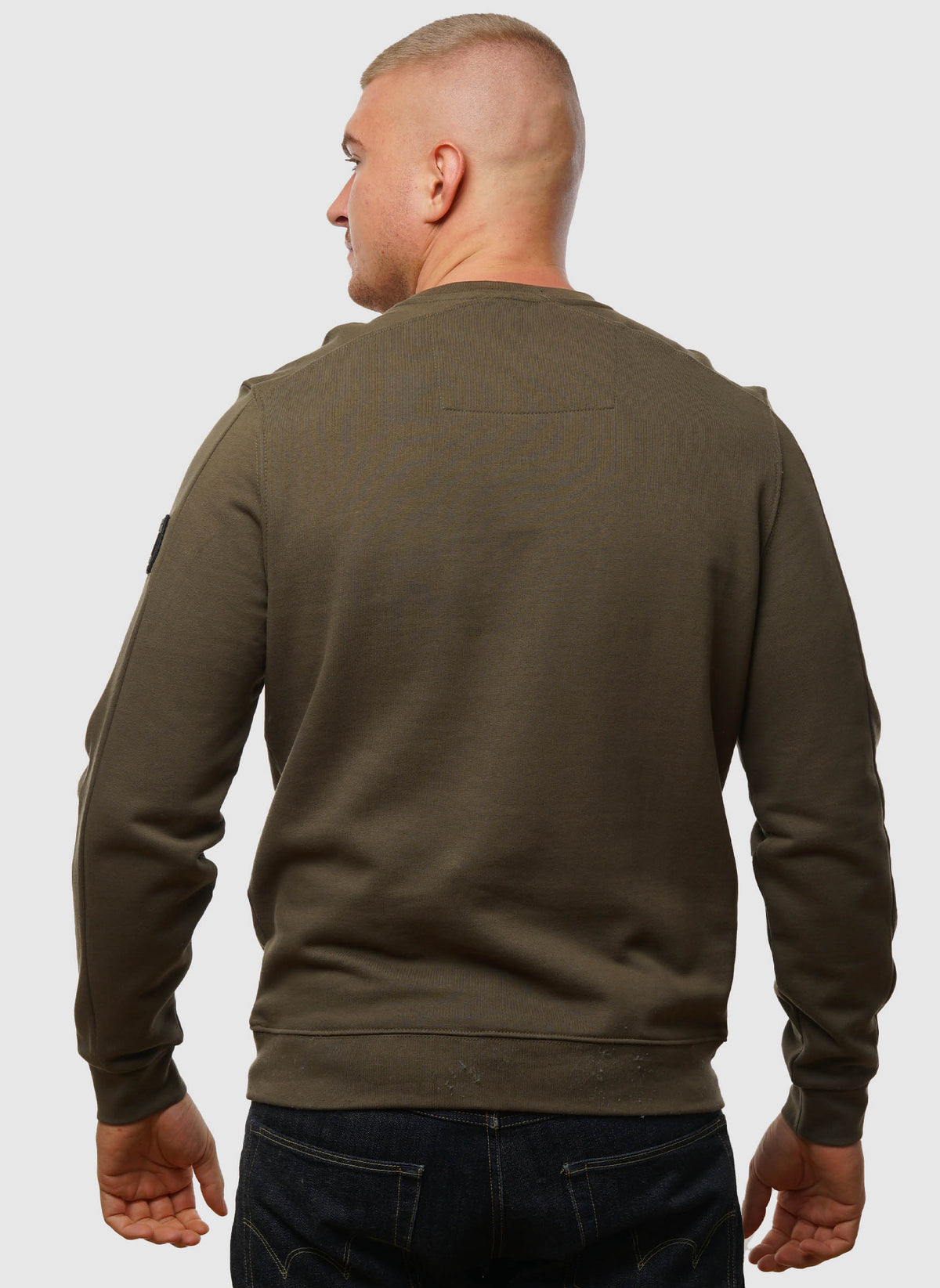Adiel Mesh Pocket Sweatshirt - Dark Green