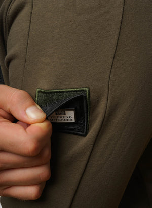 Adiel Mesh Pocket Sweatshirt - Dark Green
