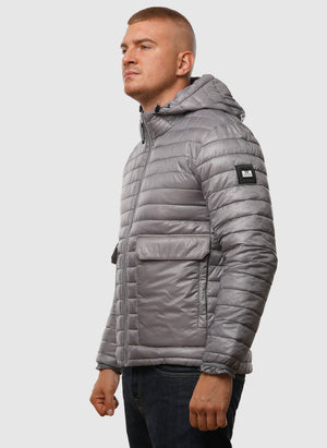 Browne Packable Padded Jacket - Light Grey
