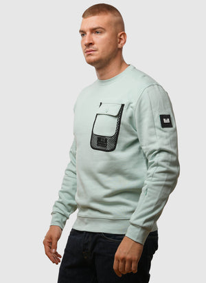 Adiel Mesh Pocket Sweatshirt - Mint Tea