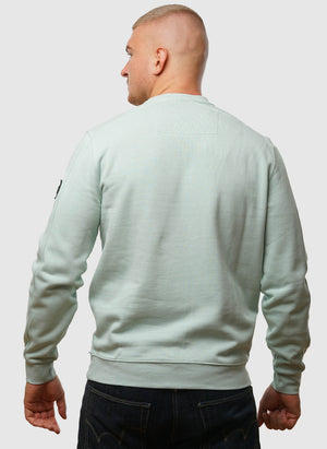 Adiel Mesh Pocket Sweatshirt - Mint Tea