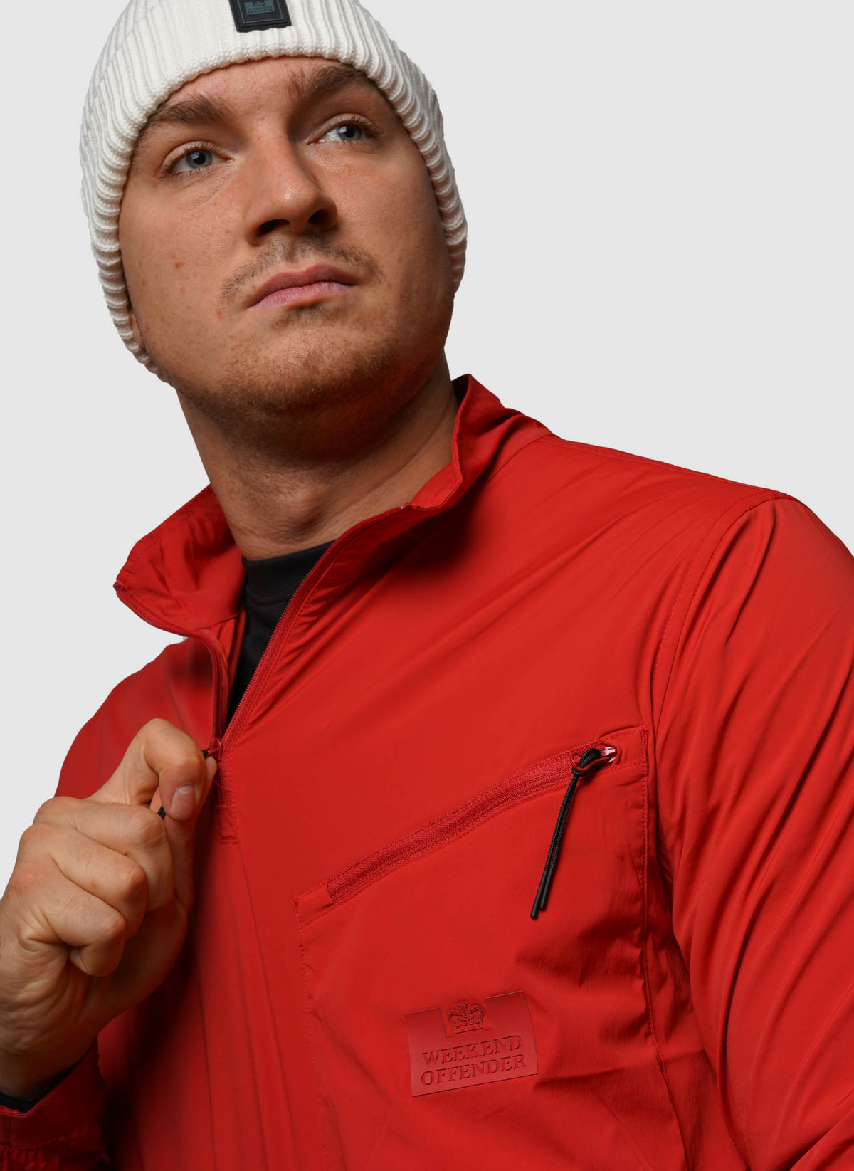 Nunez Overtop Jacket - Scarlet