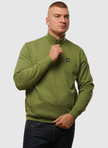 Faraone Quarter Zip - Seaweed