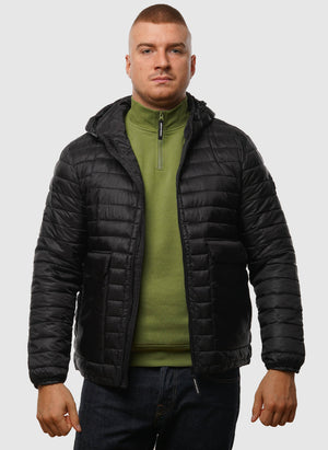 Browne Packable Padded Jacket - Black