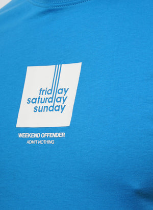 72 Hours T-Shirt - Azure