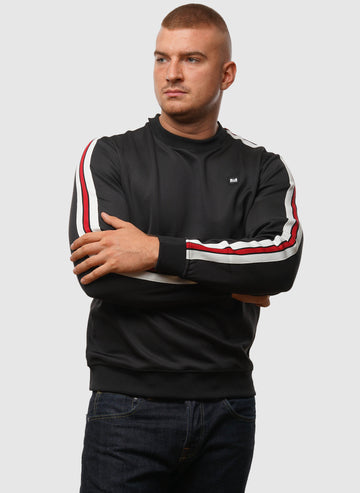 Gou Taped Sweatshirt - Black