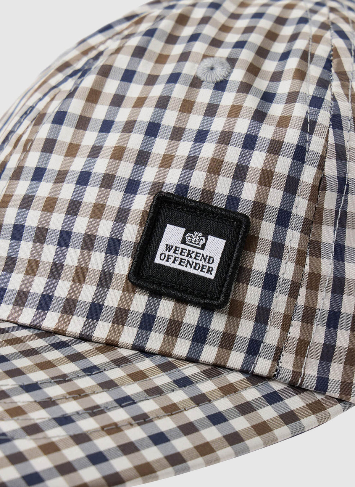 Clay Baseball Cap - Check