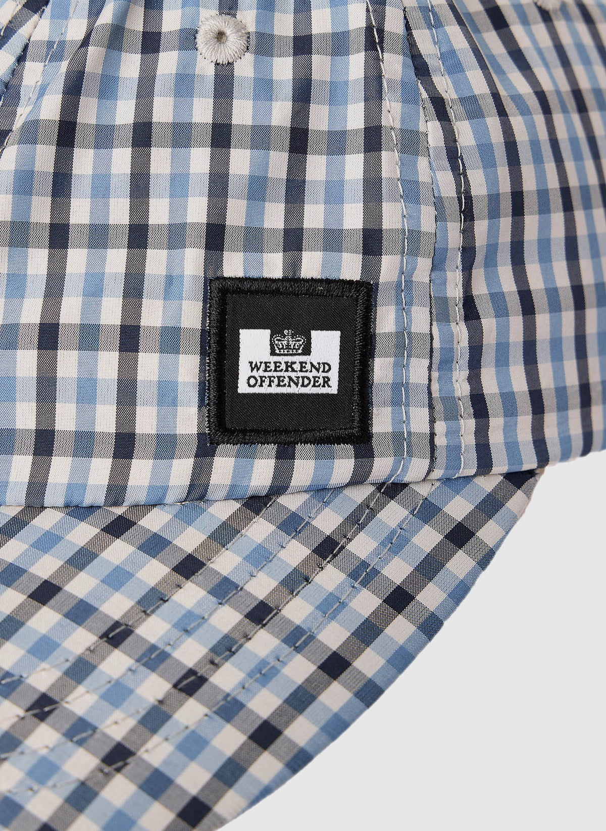 Clay Baseball Cap - Blue Check