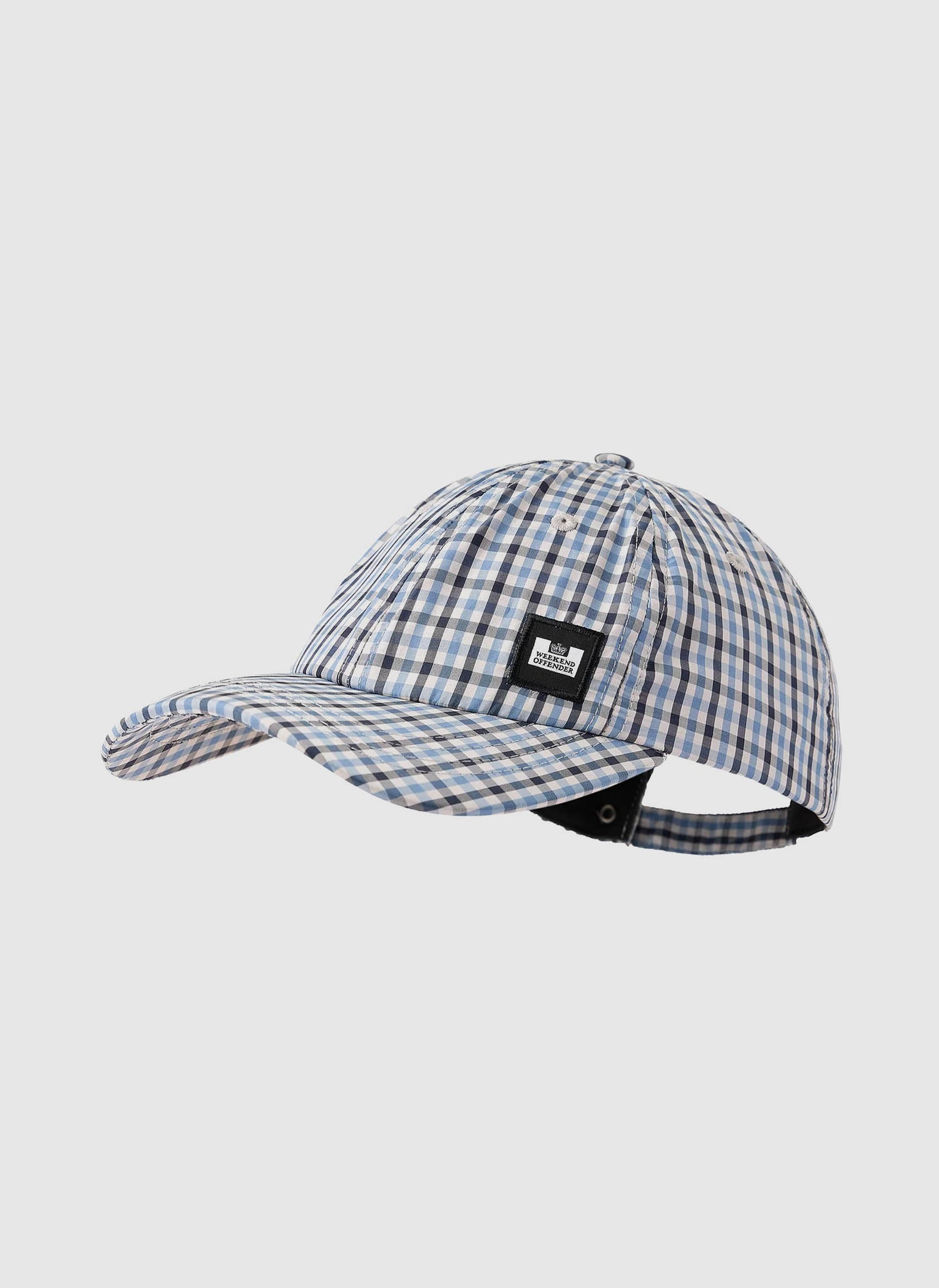 Clay Baseball Cap - Blue Check