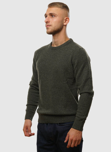 Tisbury Crew Neck Pullover - Dark Seaweed