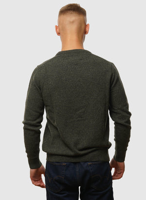 Tisbury Crew Neck Pullover - Dark Seaweed