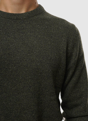 Tisbury Crew Neck Pullover - Dark Seaweed