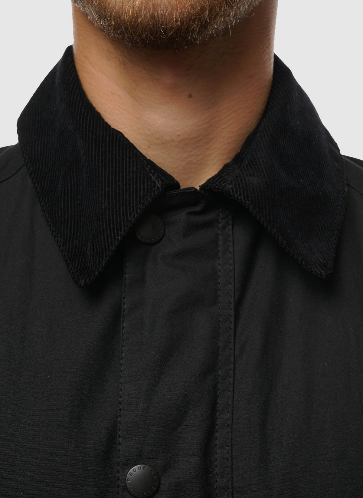 Ashby Waxed Jacket - Black