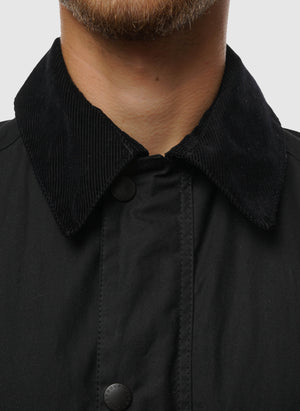 Ashby Waxed Jacket - Black