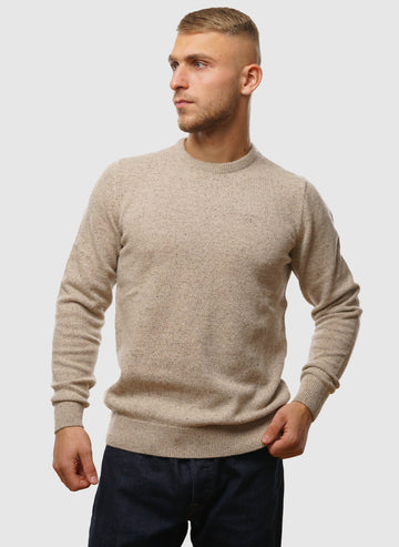 Tisbury Crew Neck Pullover - Stone