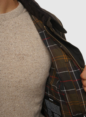 Ashby Waxed Jacket - Olive