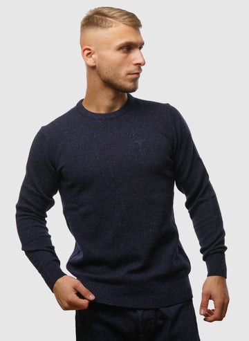 Tisbury Crew Neck Pullover - Navy
