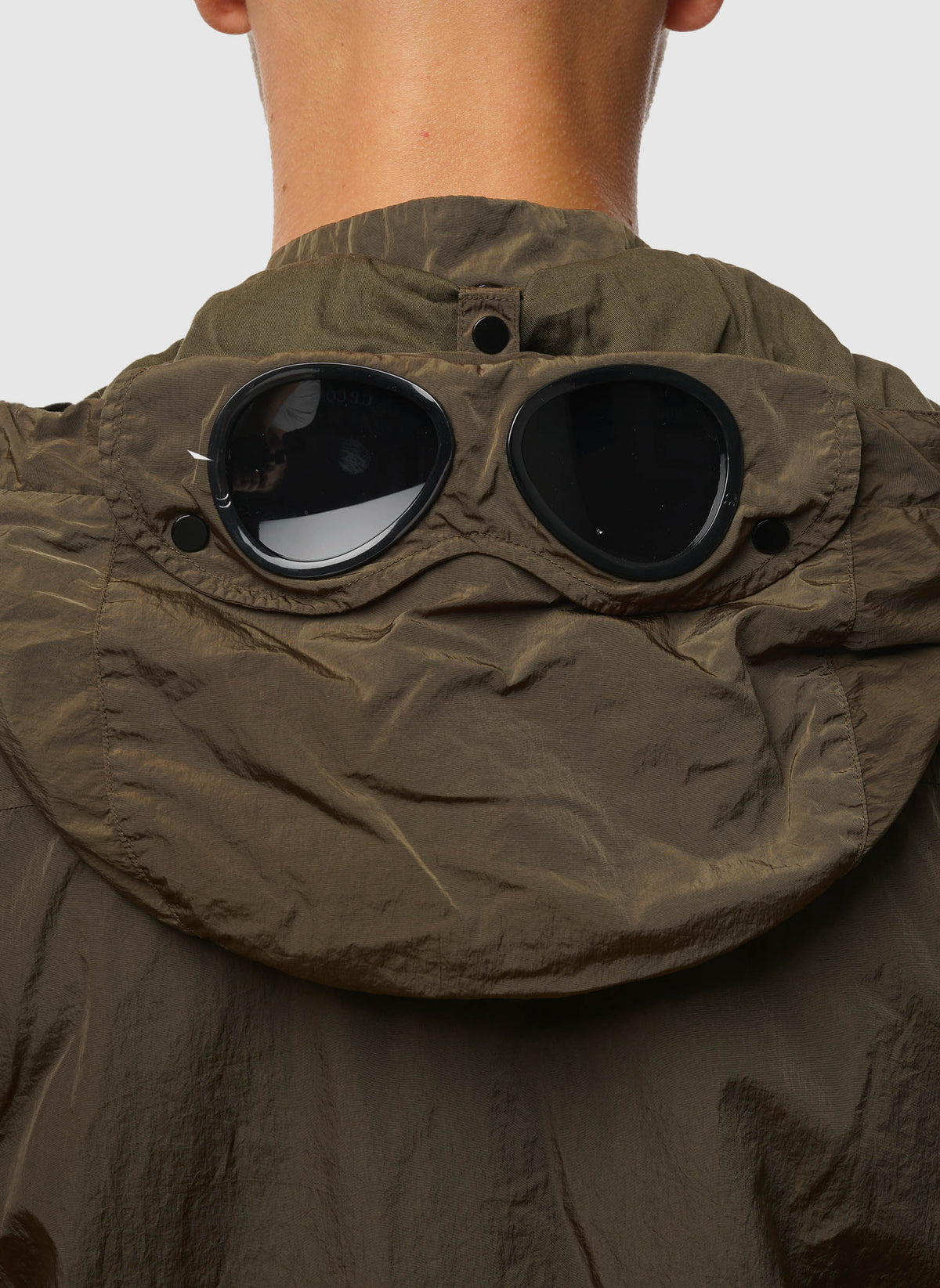 Chrome-R Hooded Goggle Overshirt - Ivy Green