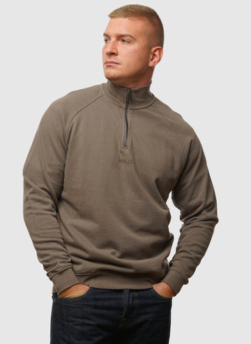 Graphic Halfzip - Morel