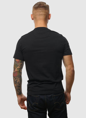 International Small Logo T-Shirt - Black/Yellow