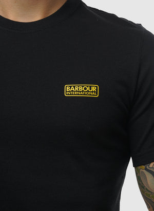 International Small Logo T-Shirt - Black/Yellow