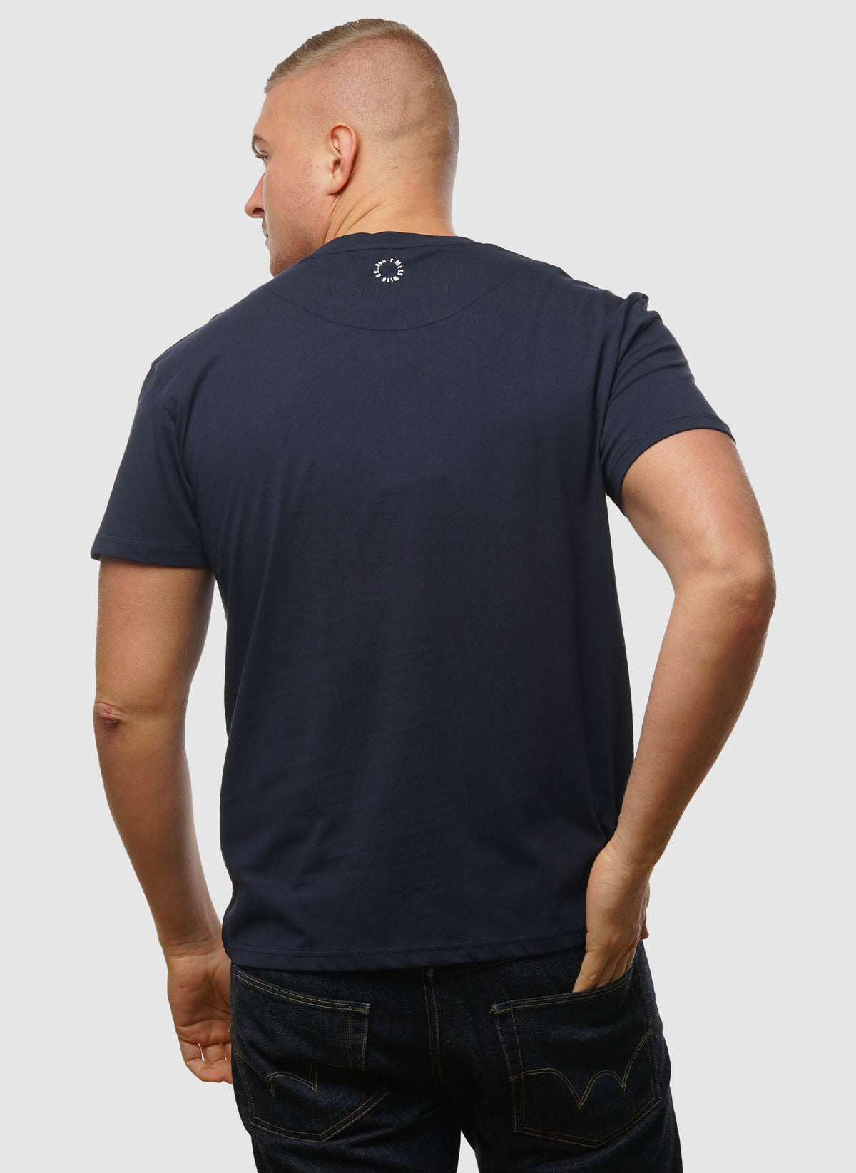 Classic Label T-Shirt - Navy