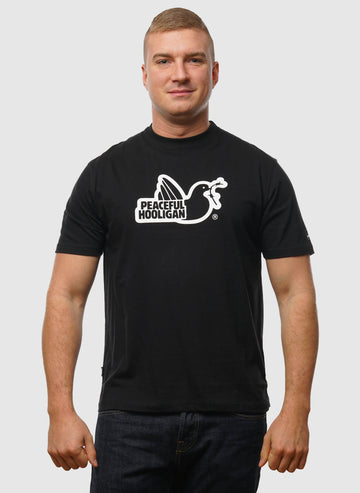 Outline Dove T-Shirt - Black