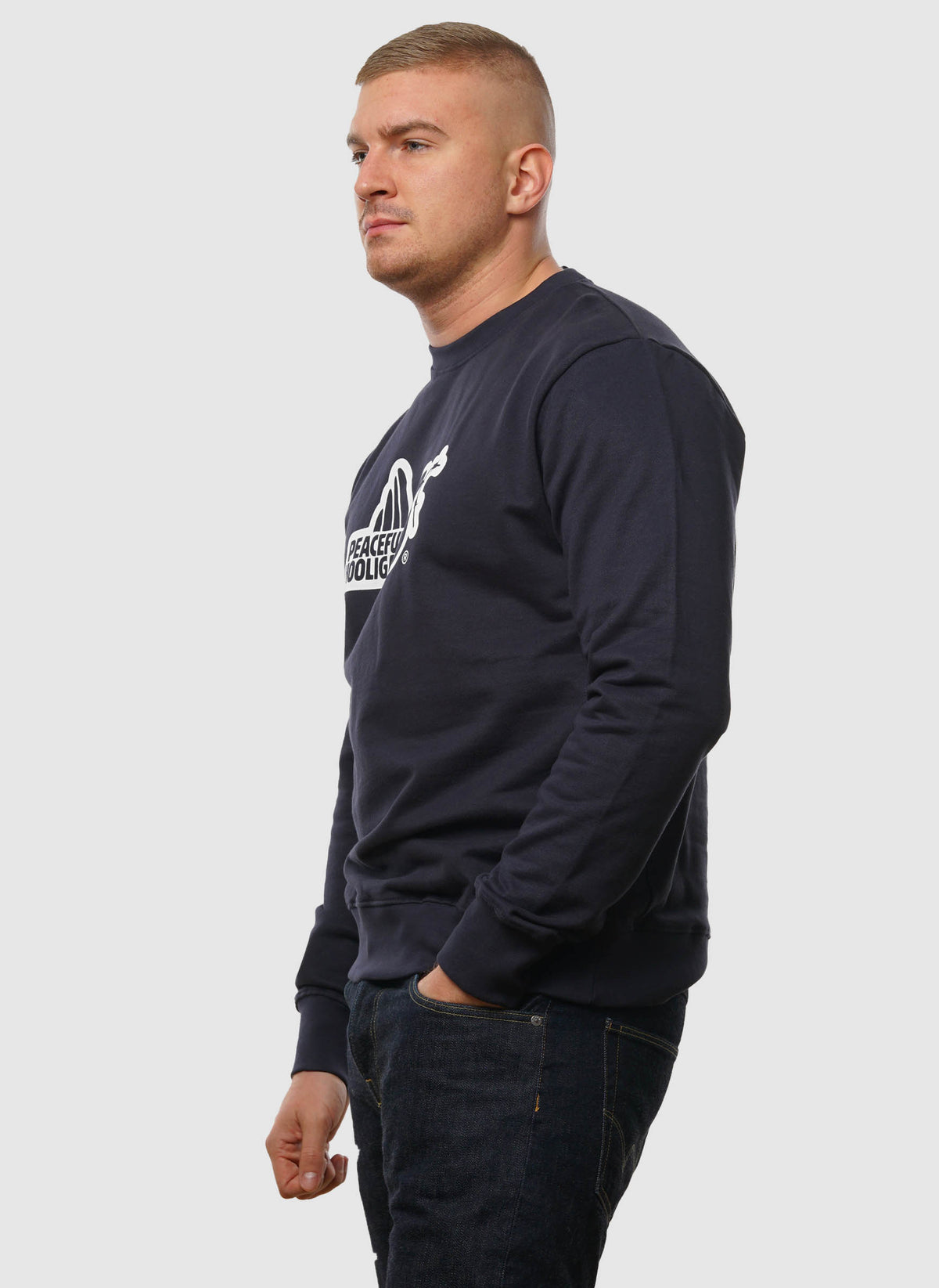 Outline Sweatshirt - Navy