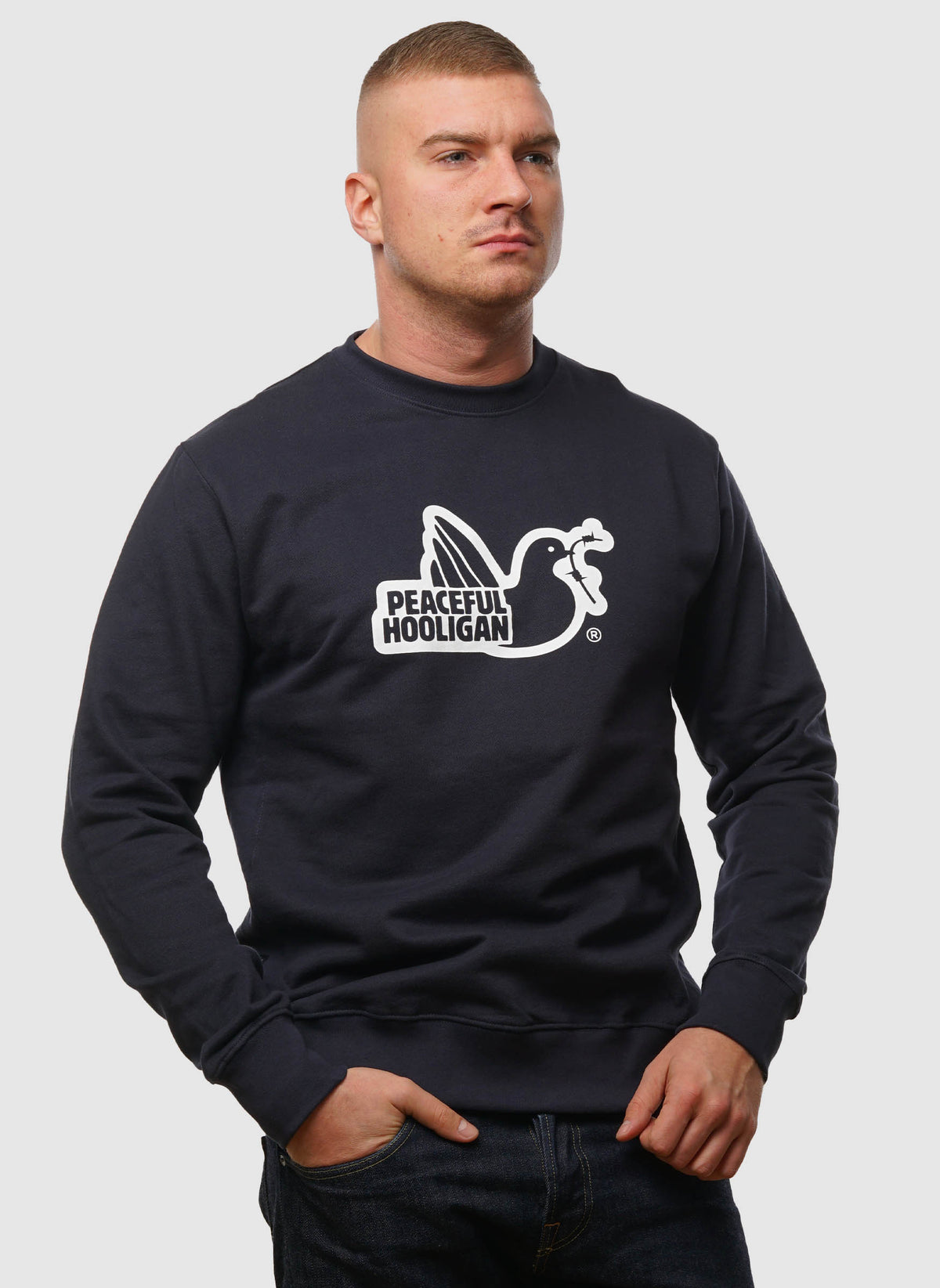 Outline Sweatshirt - Navy