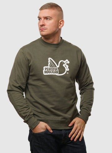 Outline Sweatshirt - Olive