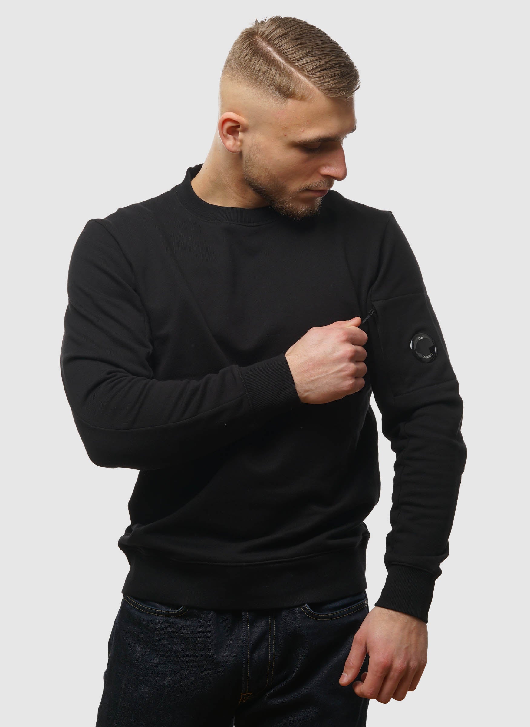 Lens crew neck sweatshirt on sale