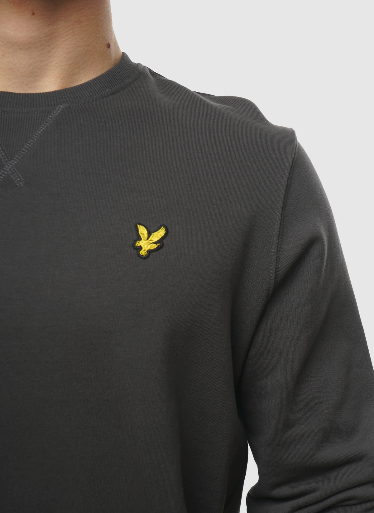 Crew Neck Sweatshirt - Gunmetal