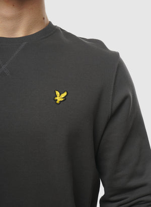 Crew Neck Sweatshirt - Gunmetal