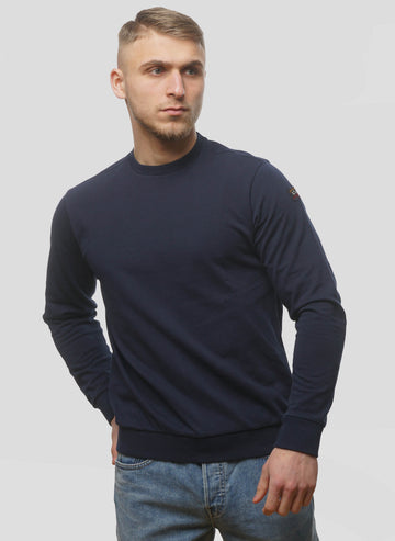 Logo Patch Sweatshirt - Navy