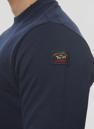 Logo Patch Sweatshirt - Navy