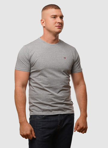Salis T-Shirt - Med Grey Melange
