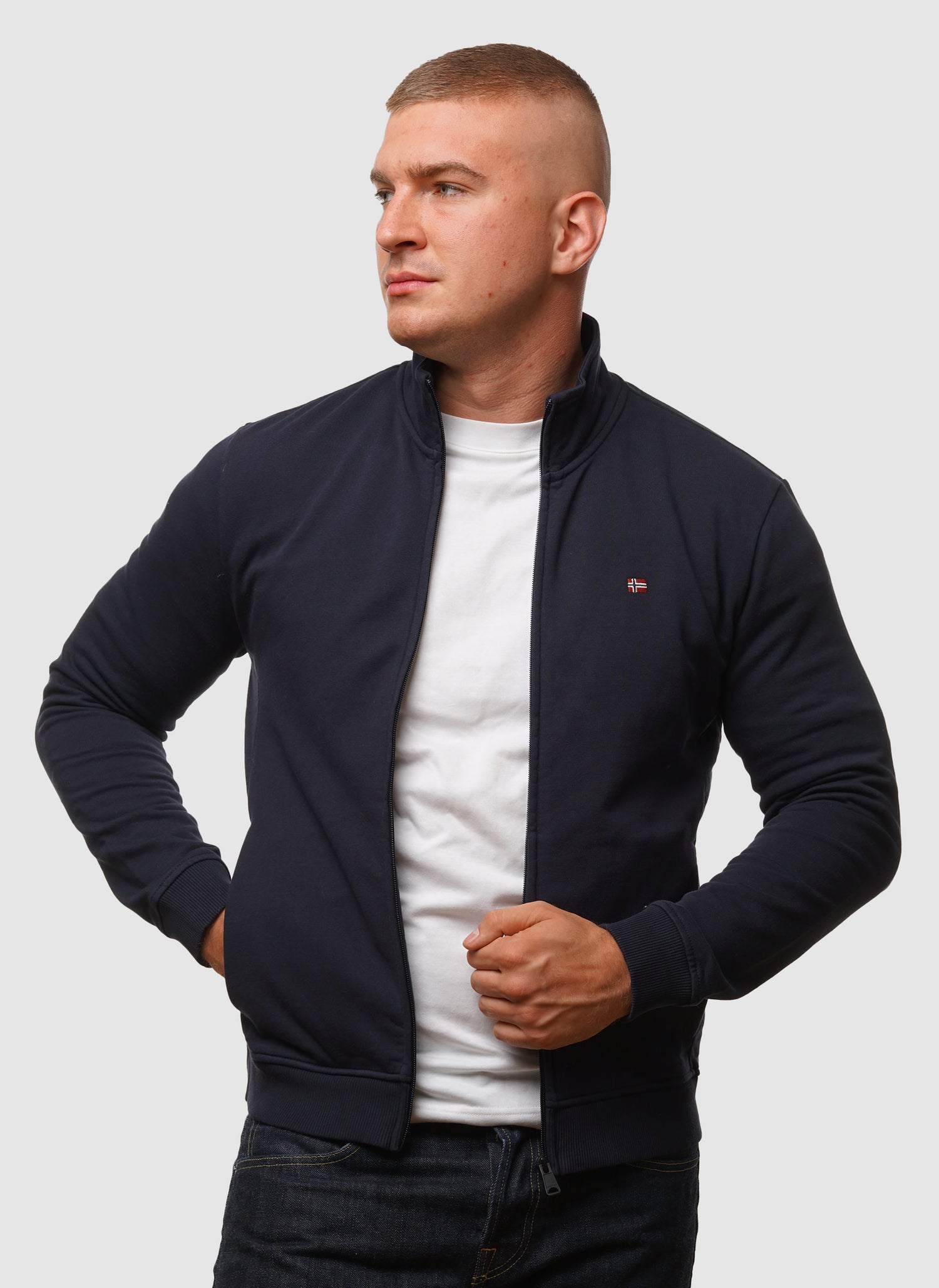 Balis Full Zip Jacket - Blu Marine