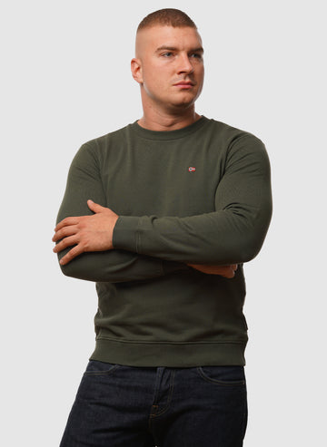 Balis Crew Neck Sweatshirt - Green Dephts