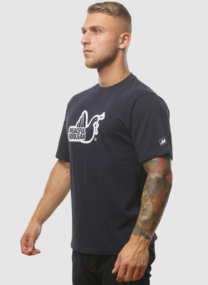 Outline Dove T-Shirt - Navy