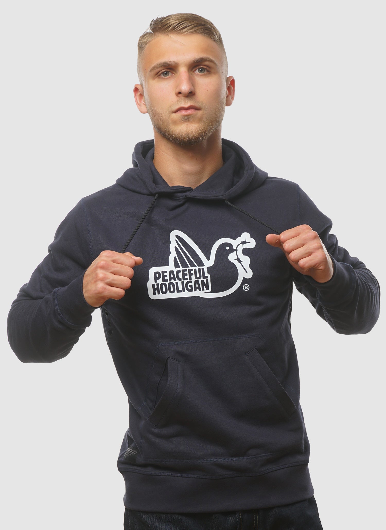 Outline Hoodie - Navy