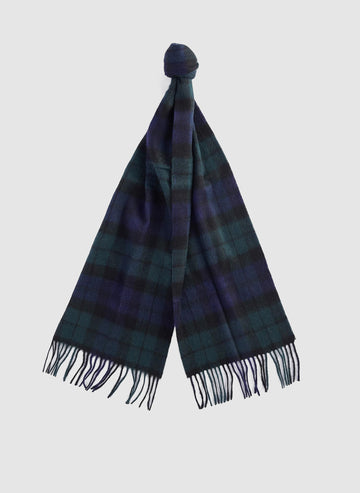 New Check Scarf - Black