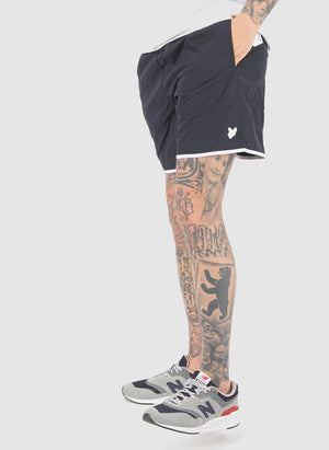 Tonal Swim Shorts - Dark Navy