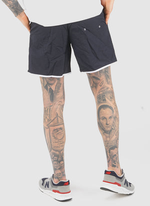 Tonal Swim Shorts - Dark Navy