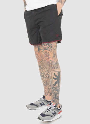 Tonal Swim Shorts - Jet Black